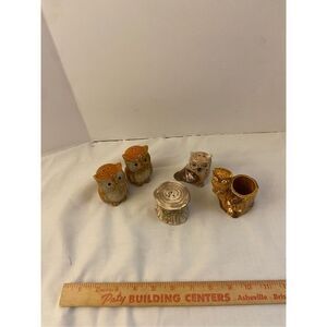 Owls salt pepper shakers made‎ in Japan